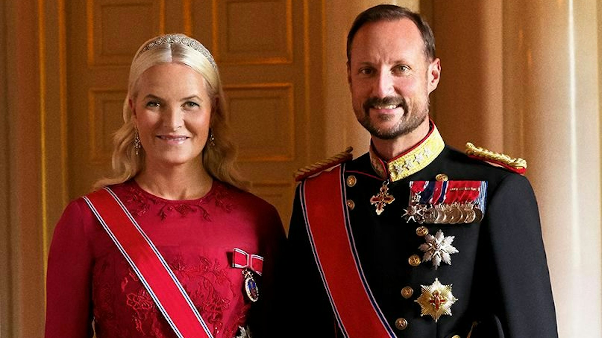 Kronprinzessin Mette-Marit und Kronprinz Haakon.
