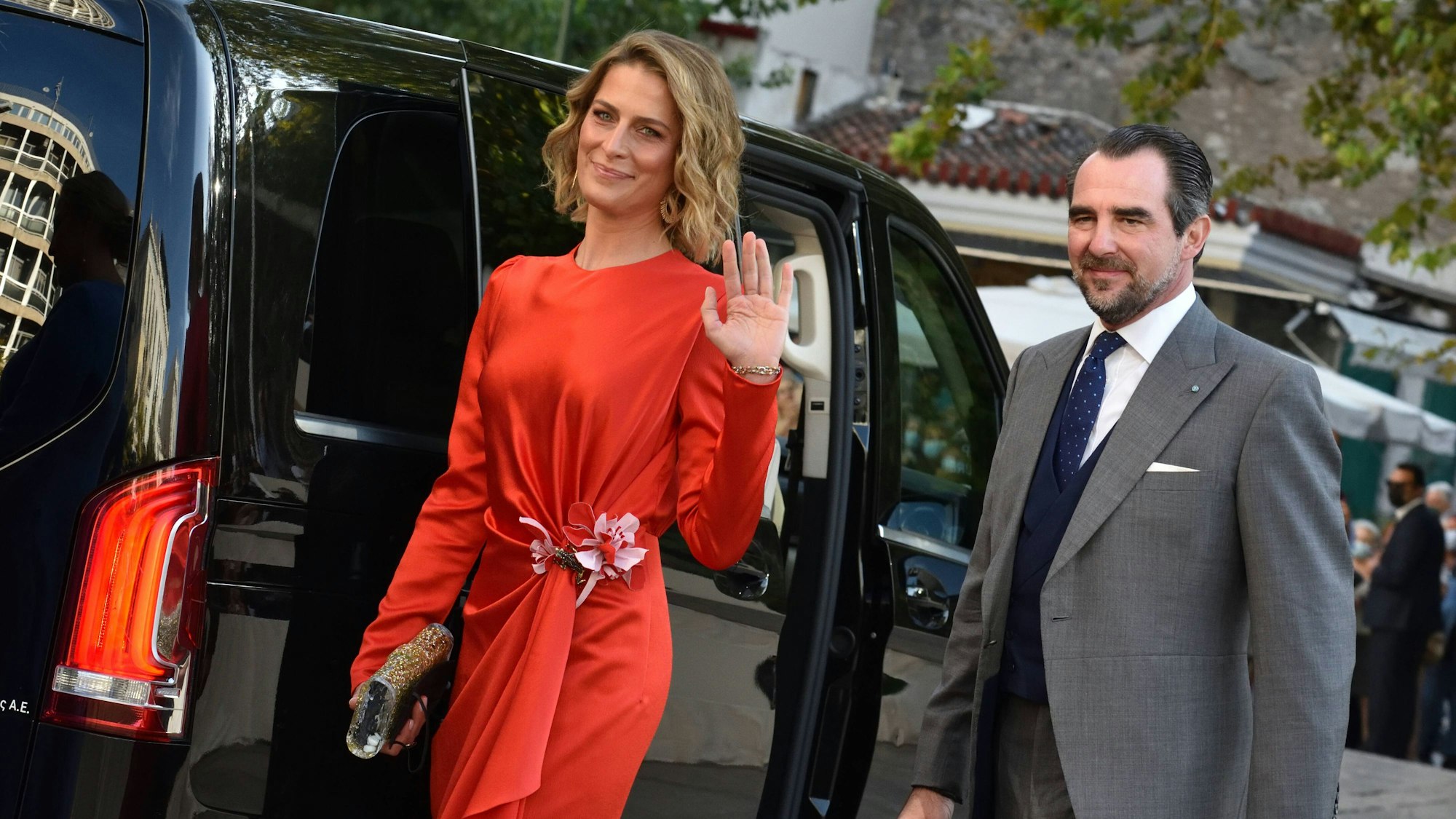 Prinzessin Tatiana und Prinz Nikolaos im Oktober 2021.