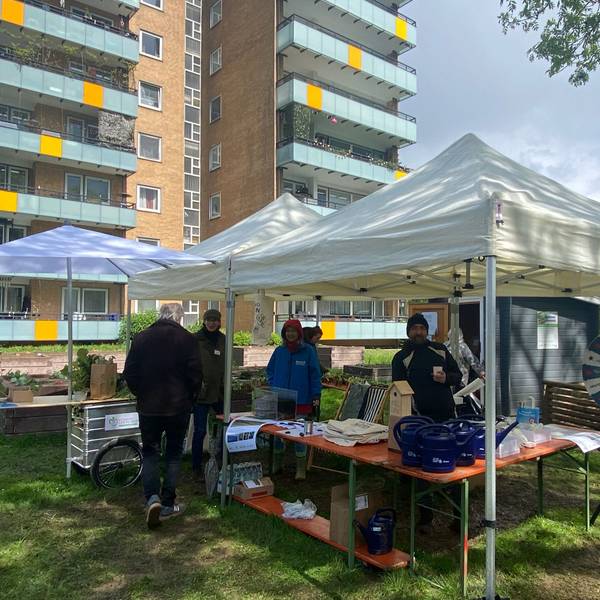 Aktionstag mit Pflanzentauschbörse im Blütenstadtgarten Leichlingen.