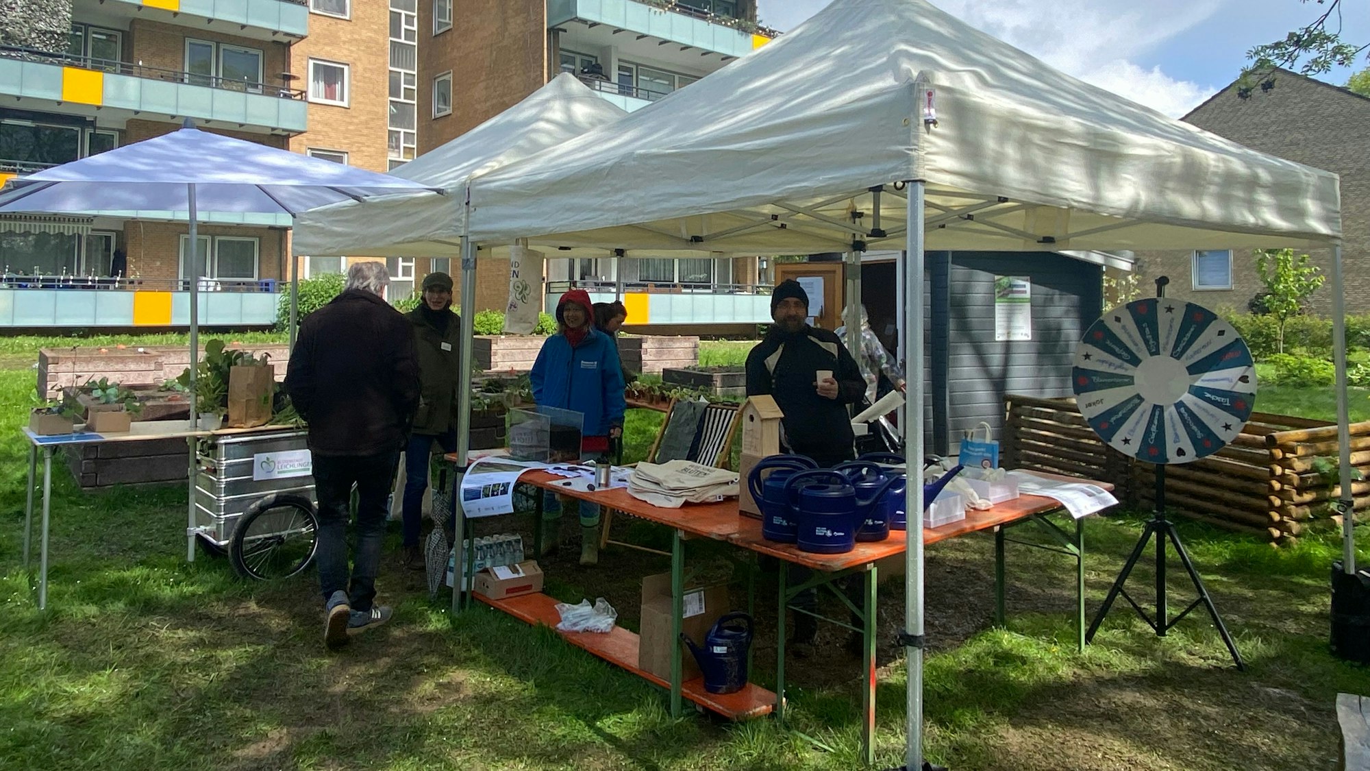 Aktionstag mit Pflanzentauschbörse im Blütenstadtgarten Leichlingen.