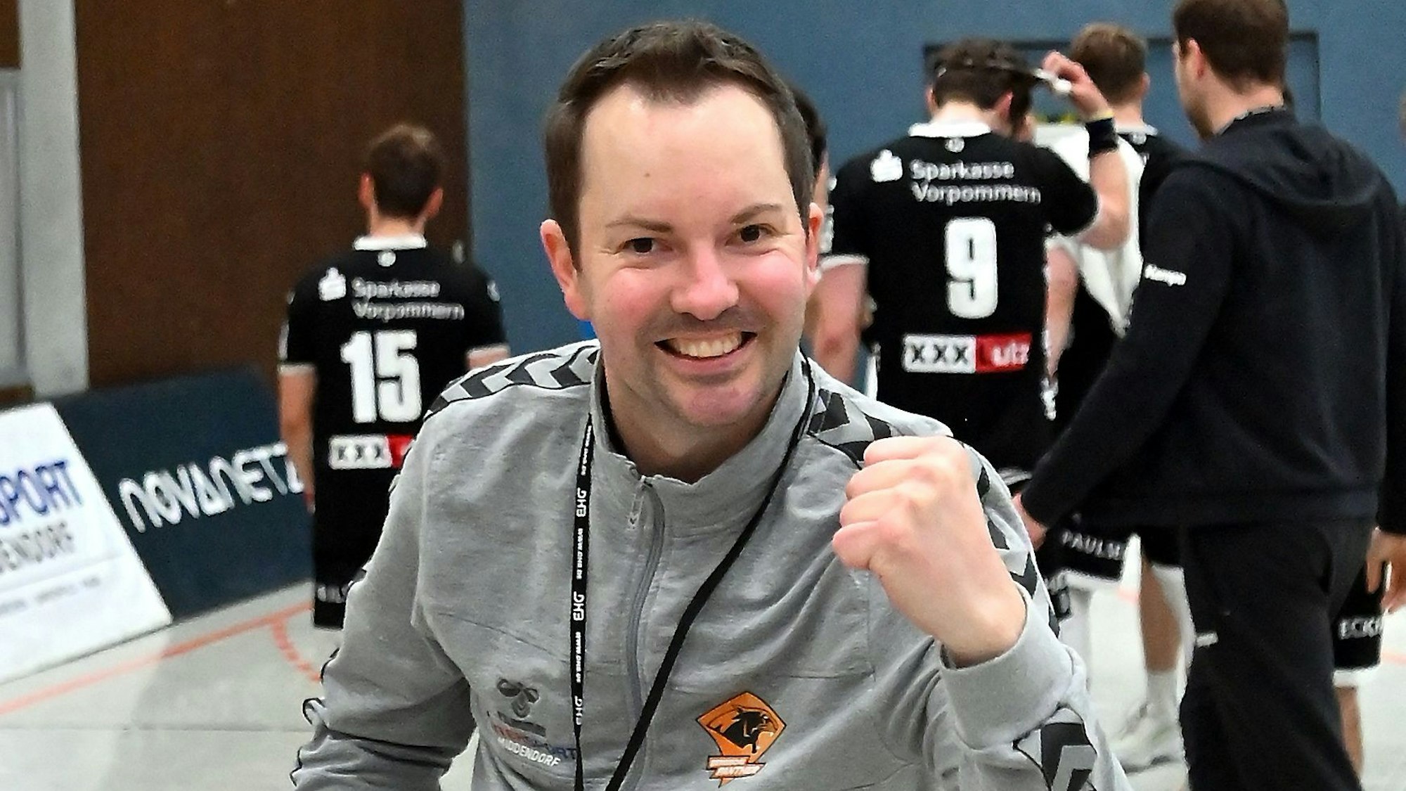 20.05.2023, Handball-Bergische Panther-Stralsund
TR: Marcel Mutz (Panther)
Foto: Uli Herhaus