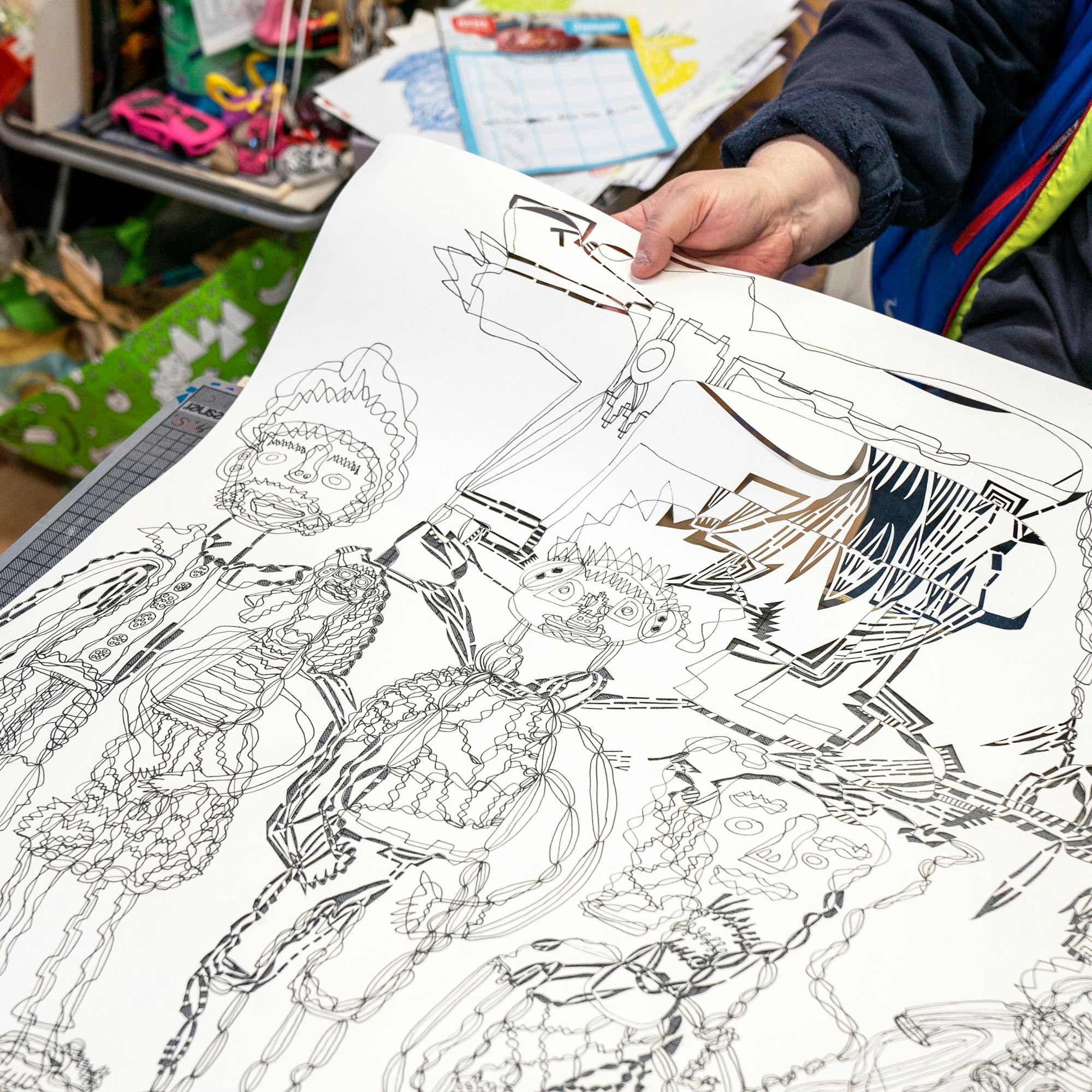 Markus Schmitz arbeitet im Atelier Goldstein