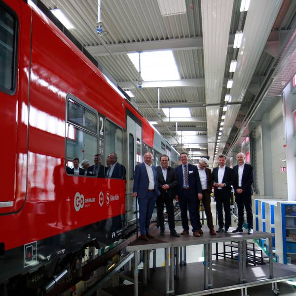 22.04.2024, Köln: Neues Zeitalter für die S-Bahn Köln: go.Rheinland, VRR und DB präsentieren preisgekrönte Fahrzeuge. Foto: Arton Krasniqi