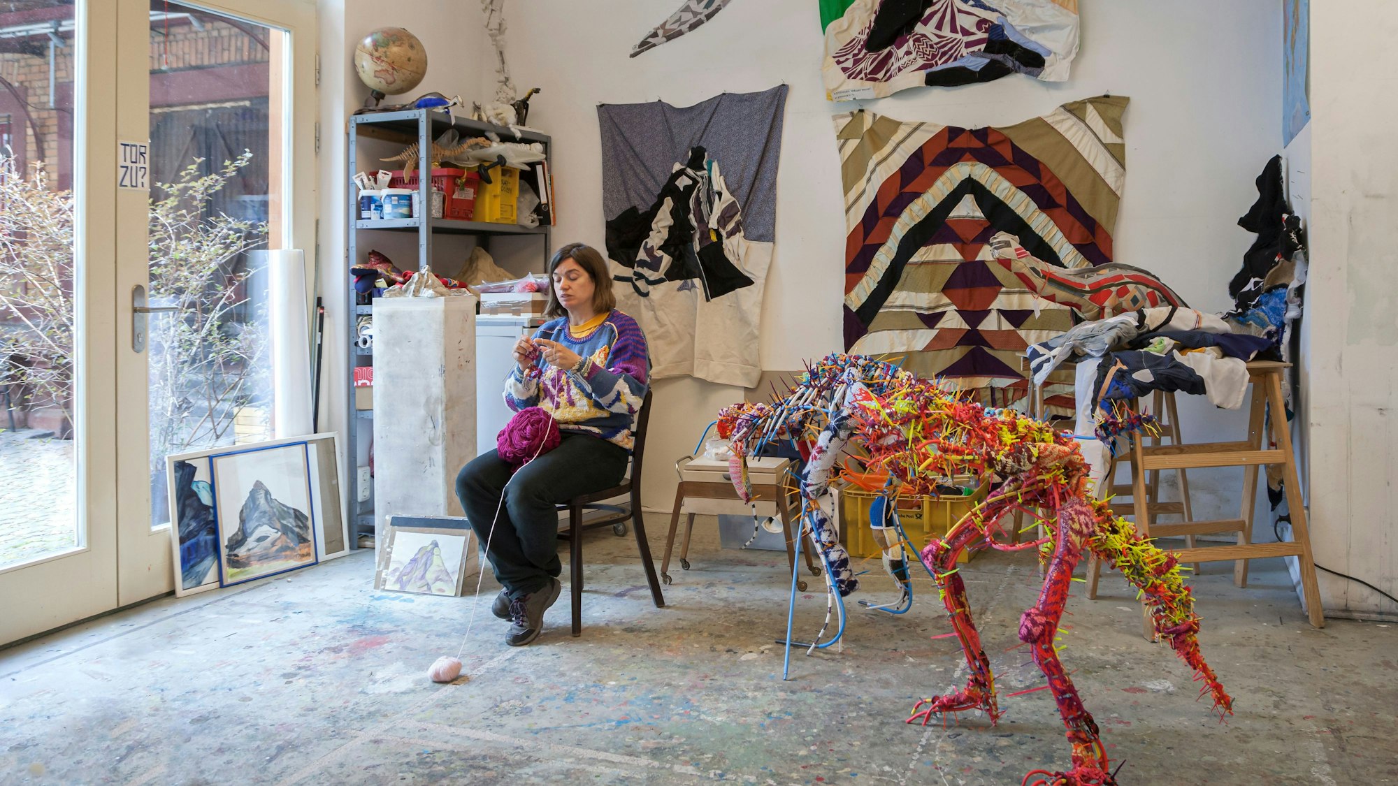 Julia Krause-Harder arbeitet im Atelier Goldstein