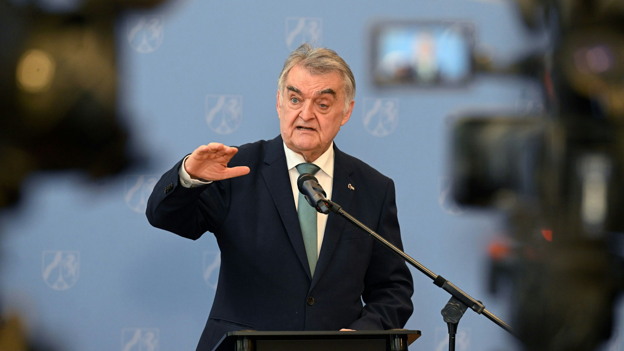 Herbert Reul (CDU), Innenminister von Nordrhein-Westfalen.