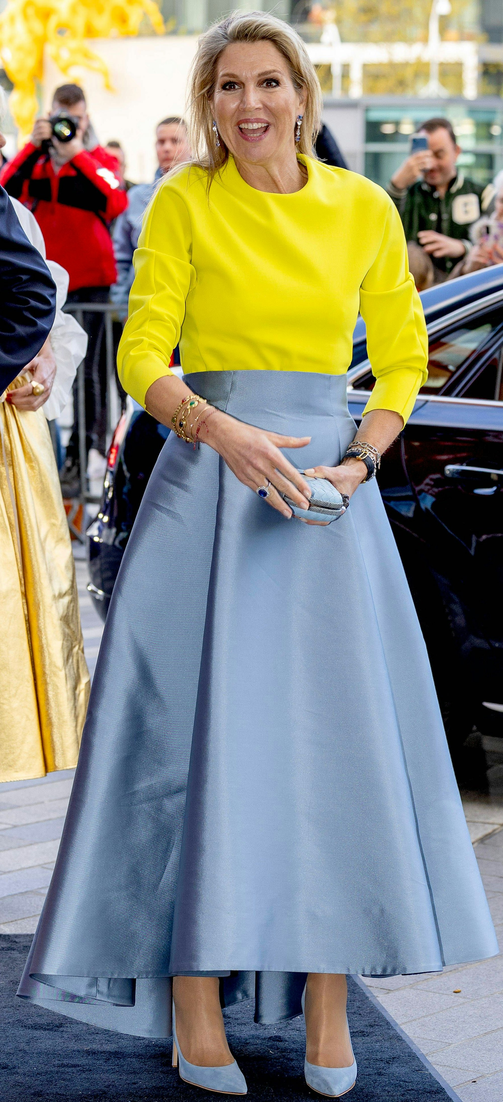 Königin Máxima vor dem Konzert.