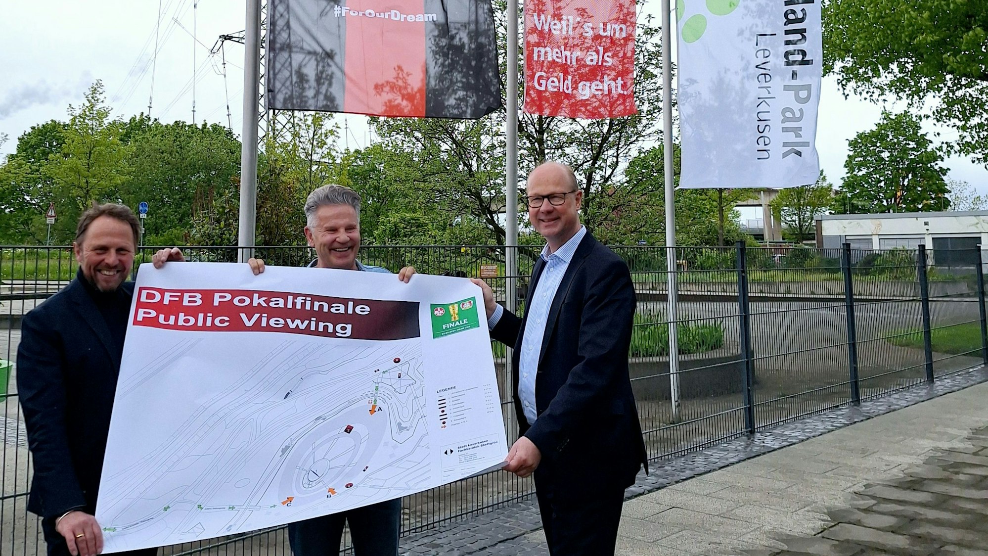 Public Viewing zum DFB-Pokalfinale im Neulandpark.