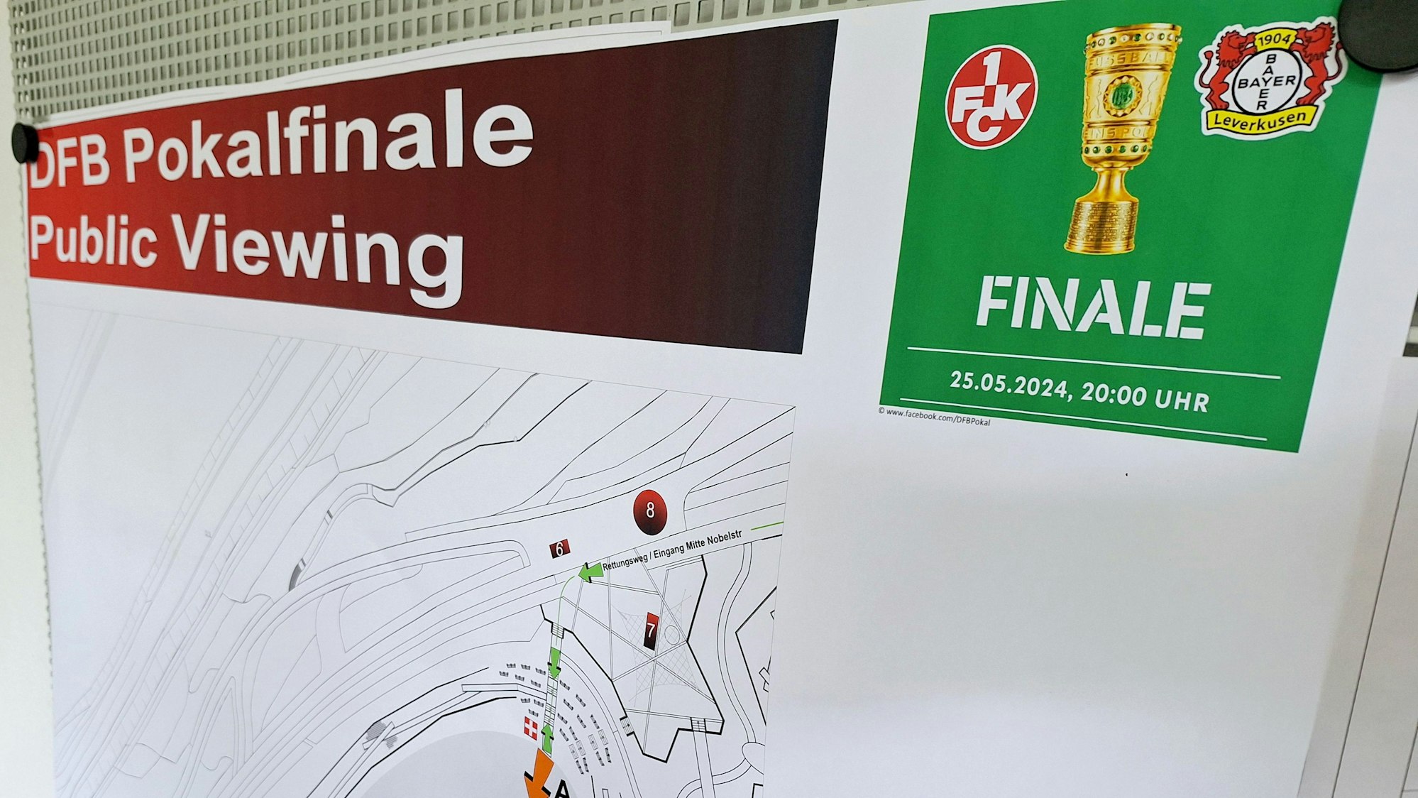 Public Viewing zum DFB-Pokalfinale im Neulandpark.