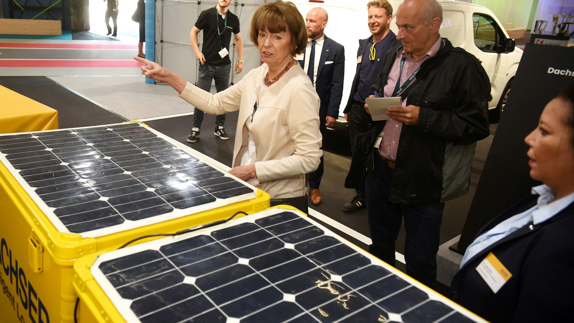 Oberbürgermeisterin auf der „Polismobility“ 2022