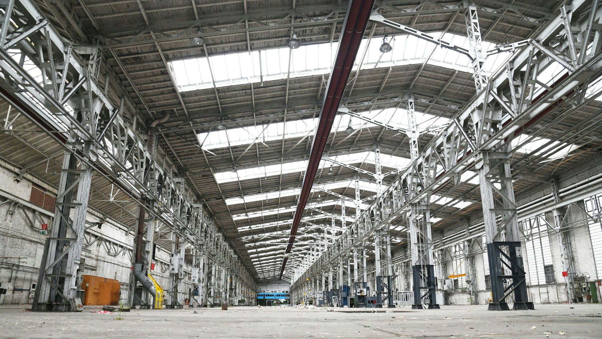 Die Halle 70 der Hallen Kalk ist rund 10.000 Quadratmeter groß.