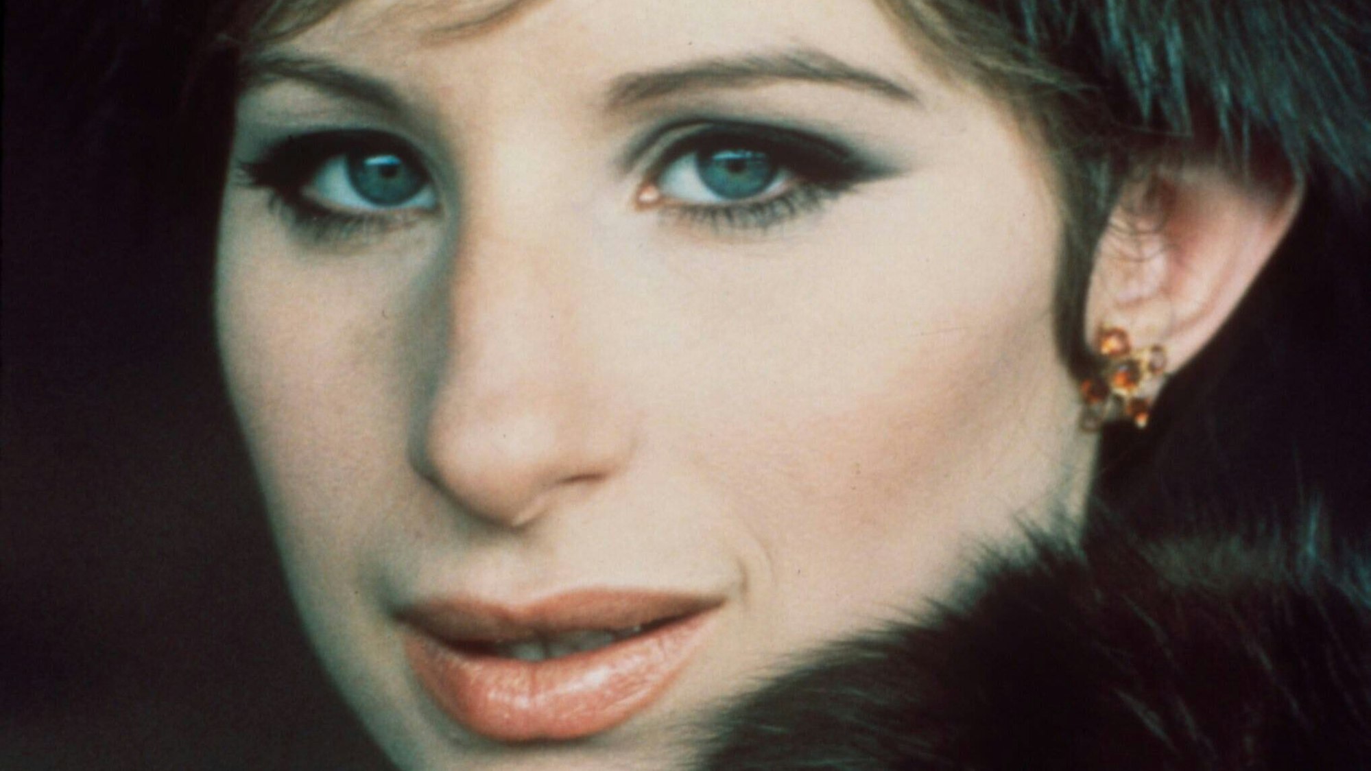 Barbra Streisand Porträt.