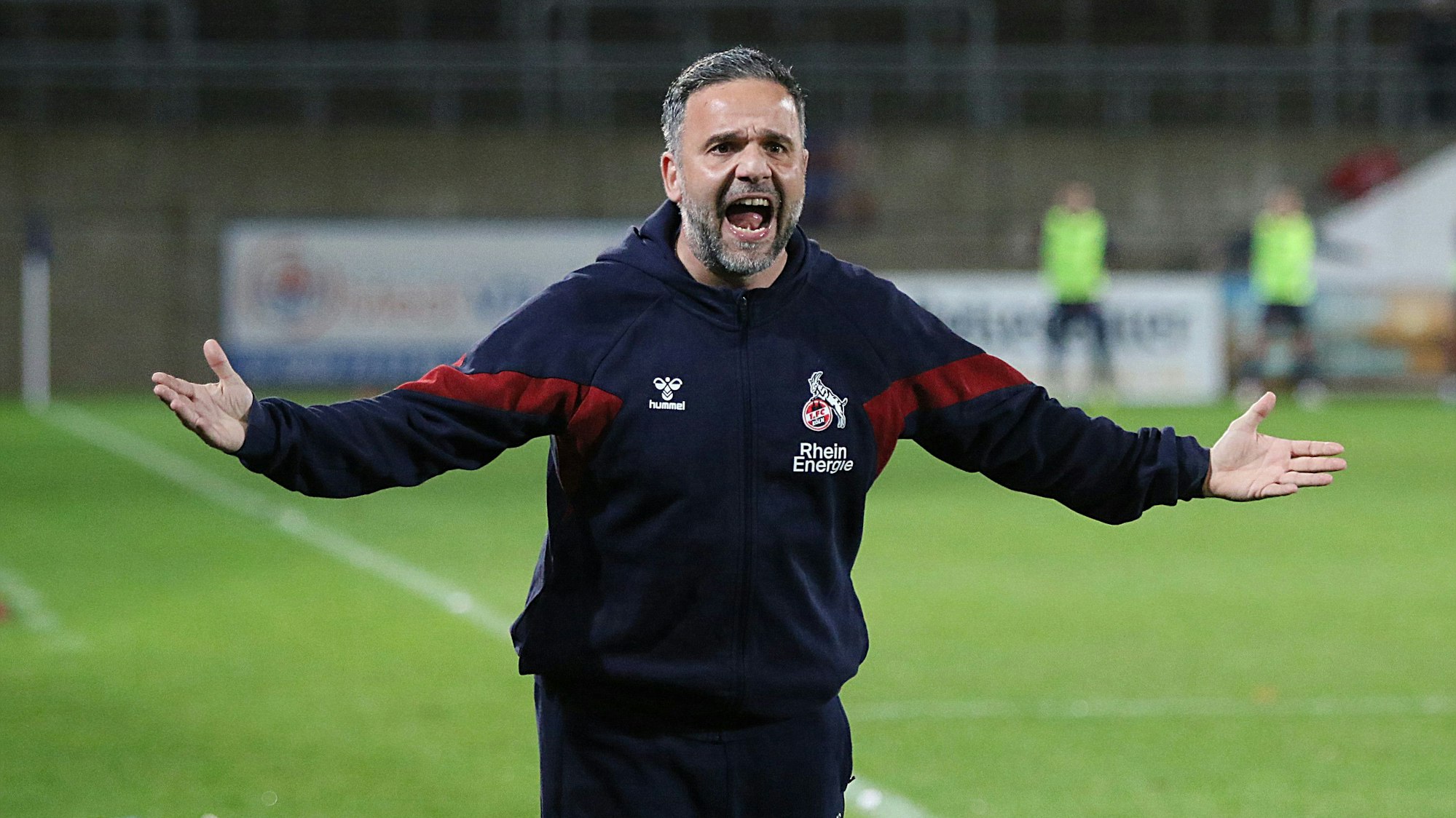 Regionalliga West: Wuppertaler SV - 1. FC Koeln II ** NUR FUeR REDAKTIONELLE ZWECKE ** EDITORIAL USE ONLY **Fussball Regionalliga West 22.Spieltag Freitag 16.02.2024 Stadion am Zoo Wuppertal Wuppertaler SV - 1. FC Koeln II Evangelos Sbonias (Trainer 1.FC Koeln II) Deutschland Wuppertal Copyright: StefanxRittershaus *** Regionalliga West Wuppertaler SV 1 FC Koeln II FOR EDITORIAL PURPOSES ONLY p Soccer Regionalliga West 22 Matchday Friday 16 02 2024 Stadion am Zoo Wuppertal Wuppertaler SV 1 FC Koeln II Evangelos Sbonias Coach 1 FC Koeln II Germany Wuppertal Copyright StefanxRittershaus Copyright: StefanxRittershaus doc7u693nb6gmrg26c6eld ,EDITORIAL USE ONLY