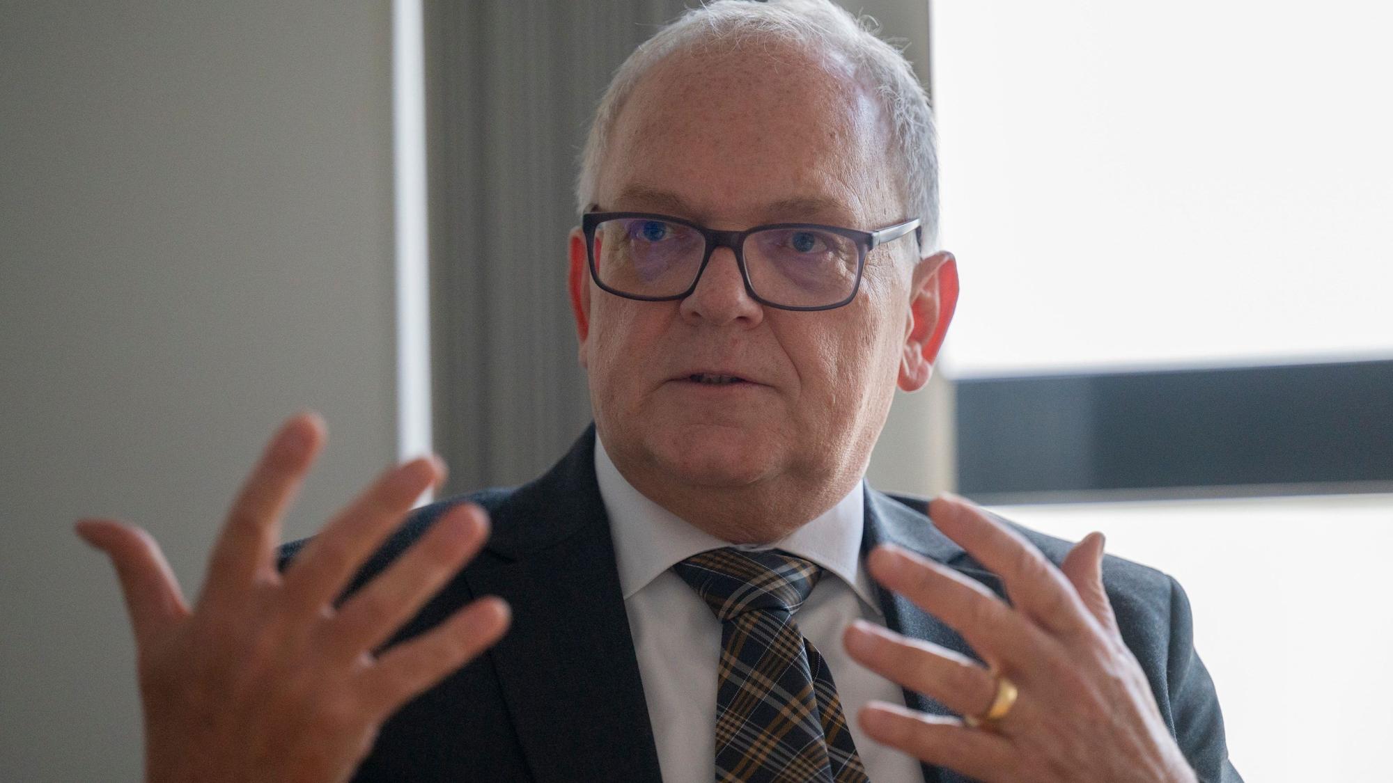 11.12.2023, Köln: Johannes Hermanns ist der neue Polizeipräsident. Foto: Uwe Weiser
