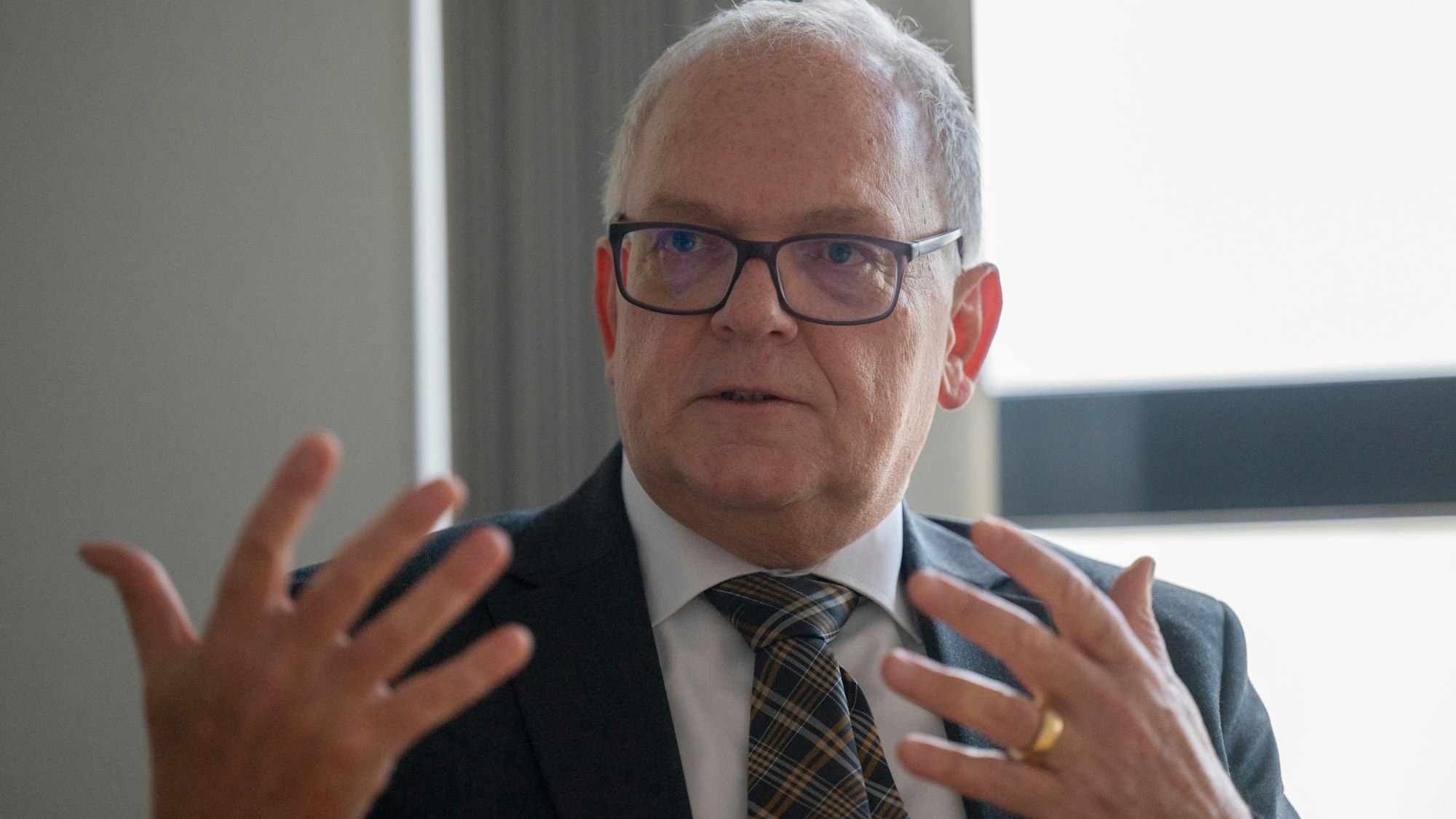 11.12.2023, Köln: Johannes Hermanns ist der  neue Polizeipräsident. Foto: Uwe Weiser