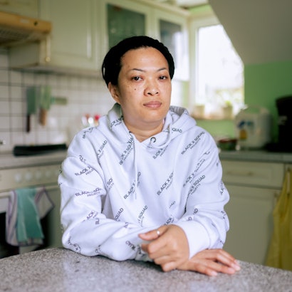 On-Uma Jeebhojo in ihrer Wohnung in Köln Porz.