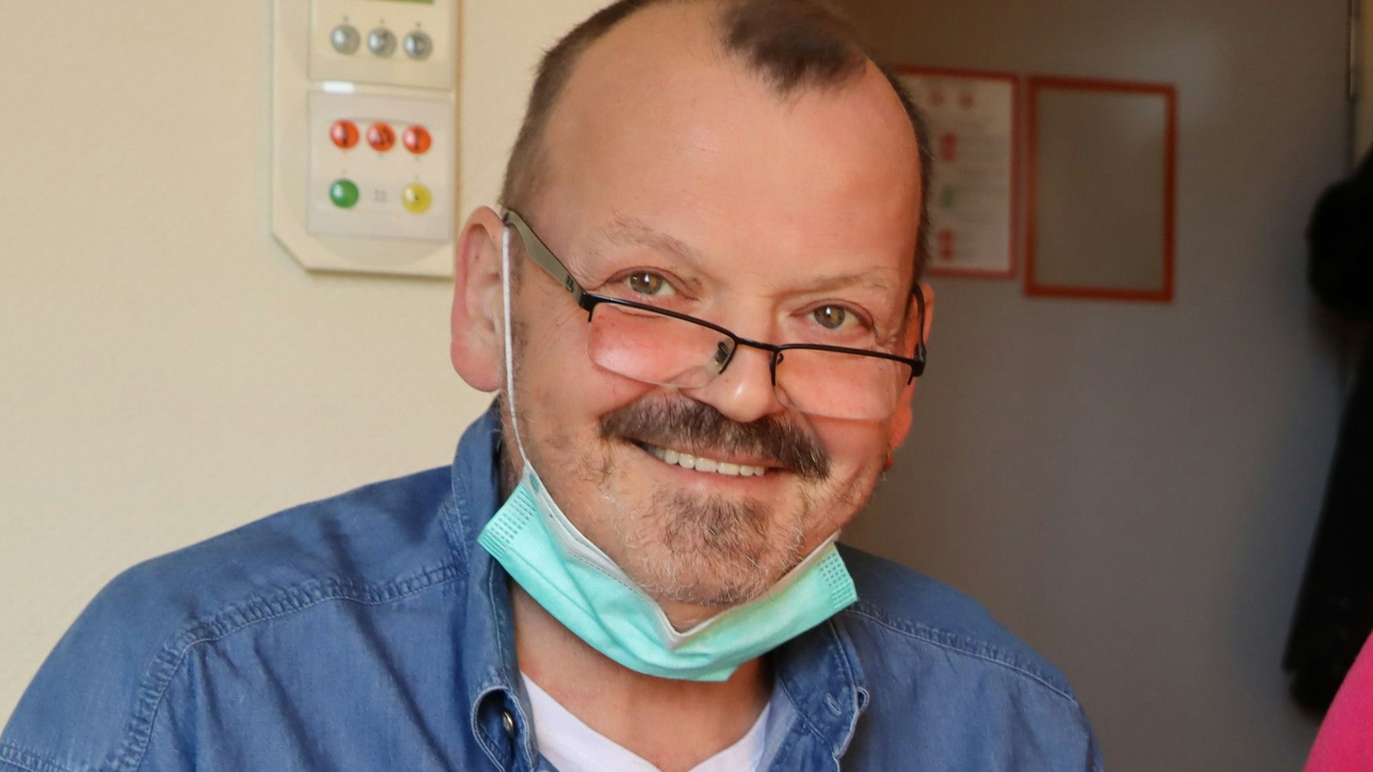 Auf dem Foto ist der an Leukämie erkrankte Peter Kühweidler zu sehen.