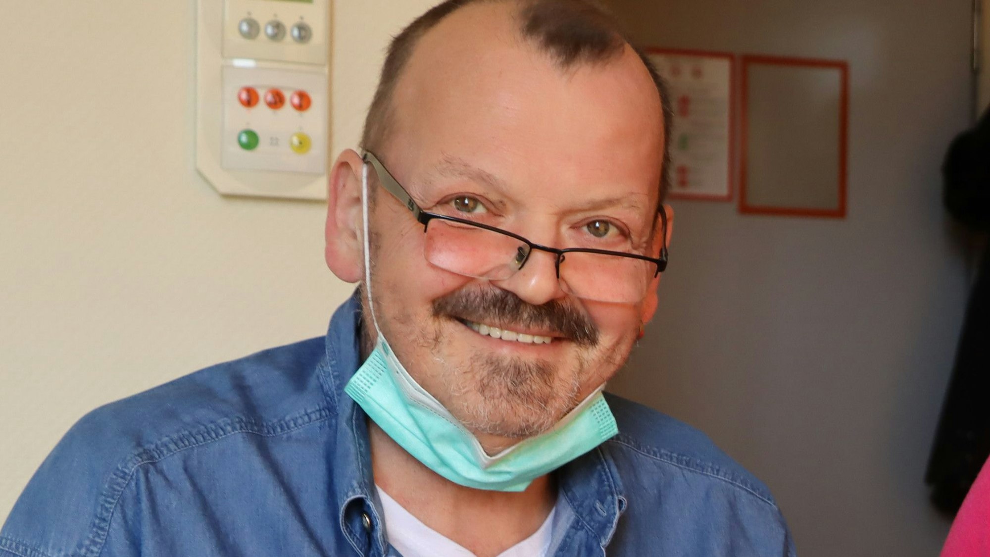 Auf dem Foto ist der an Leukämie erkrankte Peter Kühweidler zu sehen.