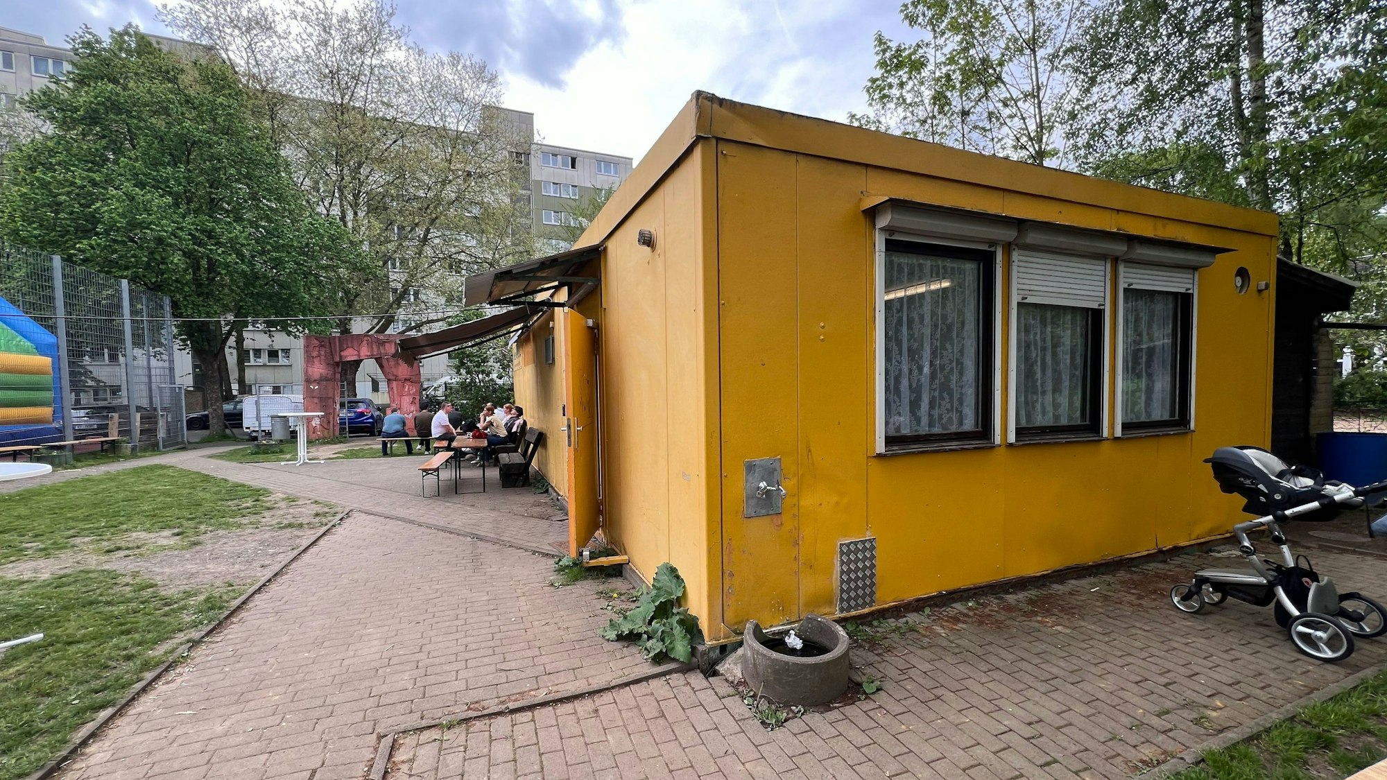 Bisher werden die Container an der Gernsheimer Straße in Ostheim für die Jugendarbeit genutzt.