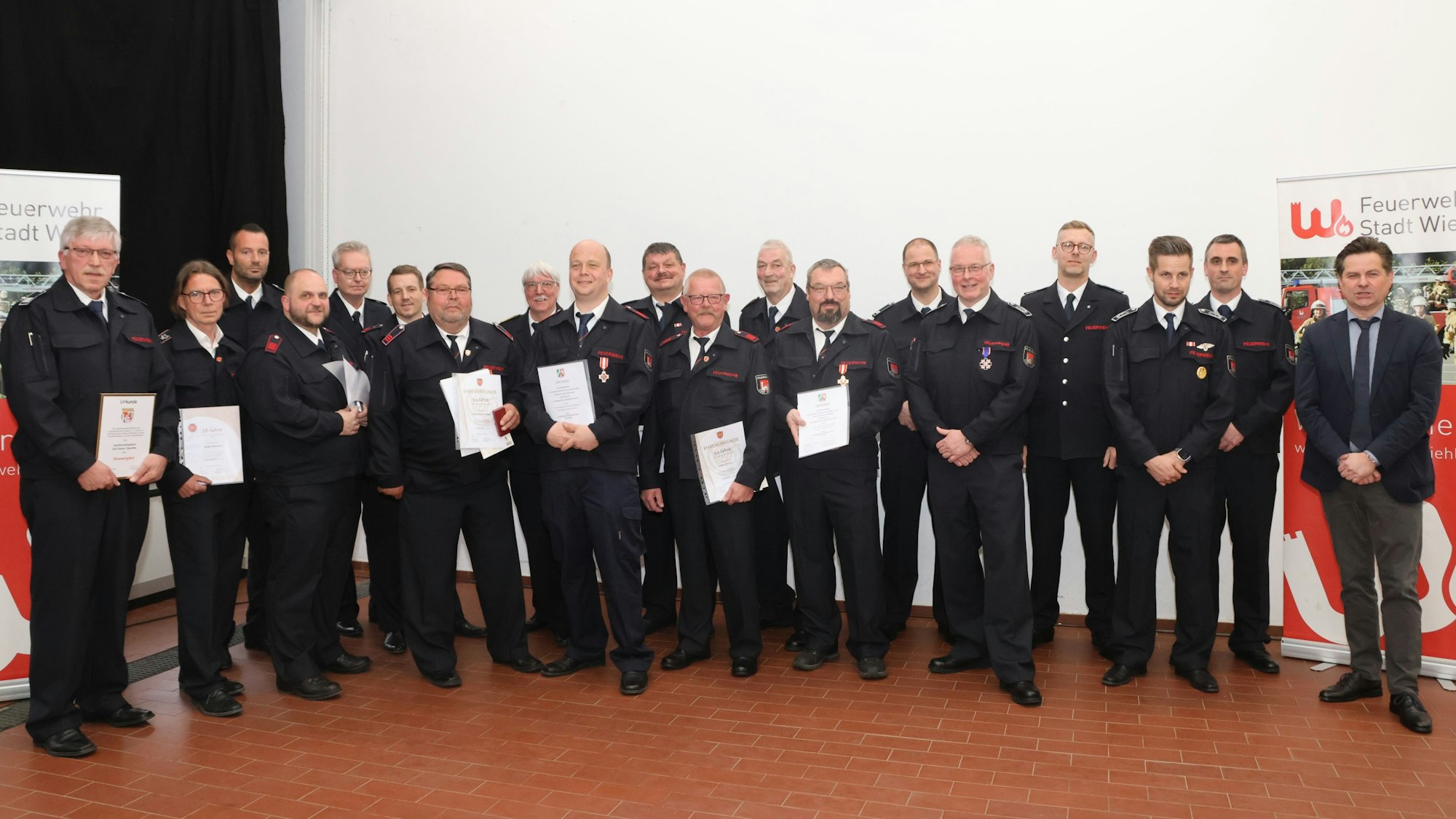 Jahresdienstbesprechung der Freiwilligen Feuerwehr Wiehl.