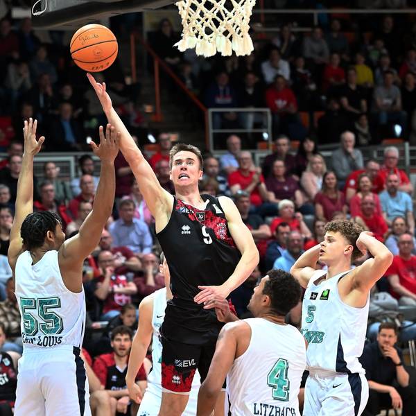 26.04.2024, Basketball-Bayer Giants-Berlin Braves
mitte: Marius Stoll (Bayer)
Foto: Uli Herhaus