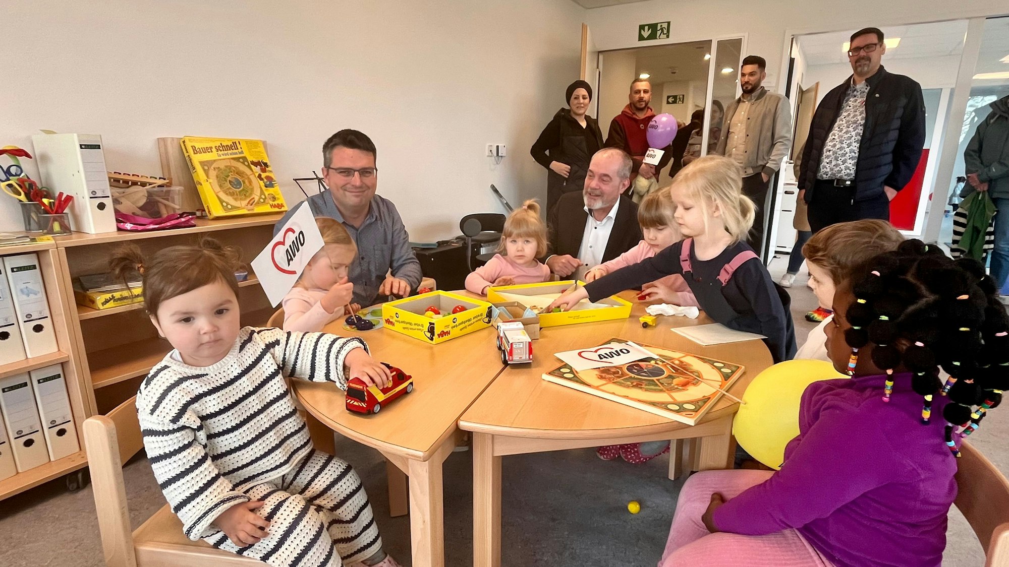 Menschen in Kita.