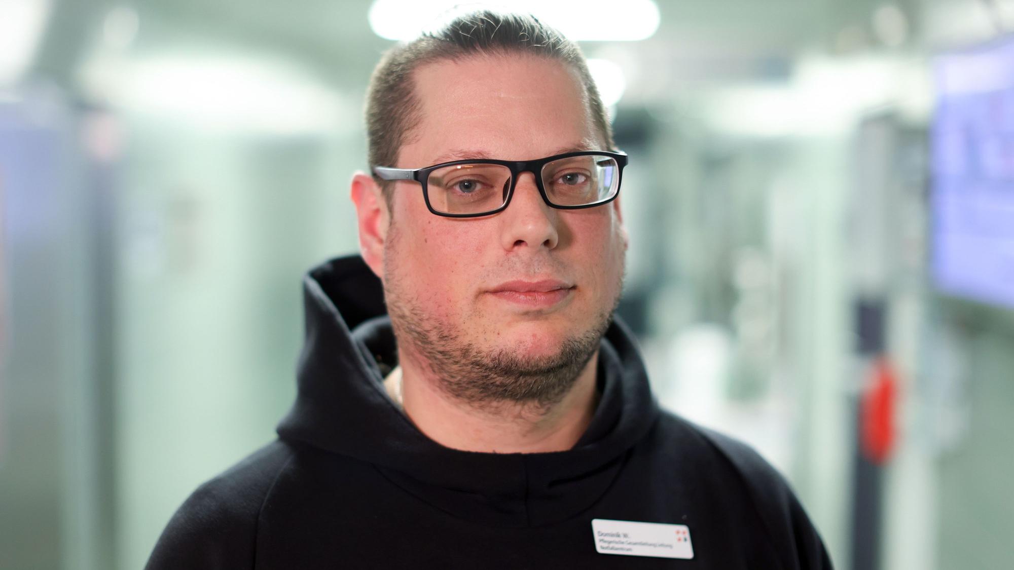 Dominik Weber, Pflegeleiter der Notaufnahme in Merheim und Holweide.