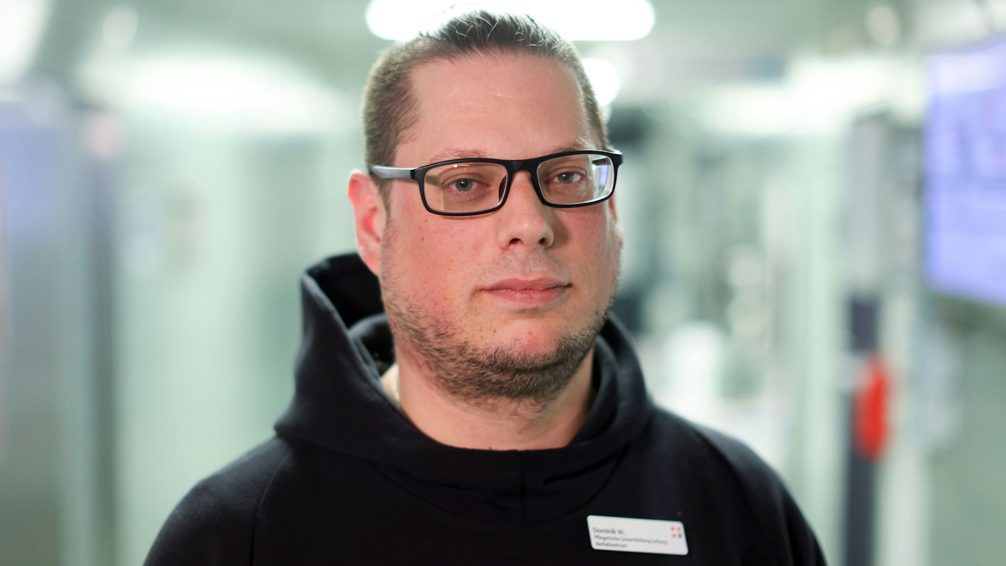 Dominik Weber, Pflegeleiter der Notaufnahme in Merheim und Holweide.