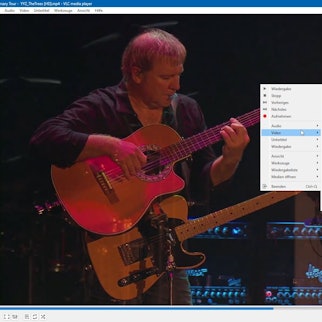 Screenshot des VLC Media Player