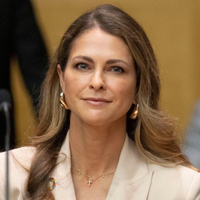 Prinzessin Madeleine bei einem Termin in New York im Oktober 2023.