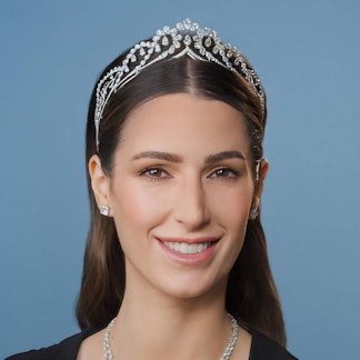 Prinzessin Rajwa al Hussein auf ihrem offiziellen Porträtbild.