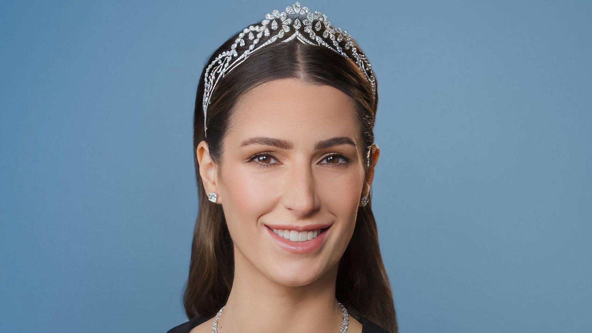 Prinzessin Rajwa al Hussein auf ihrem offiziellen Porträtbild.