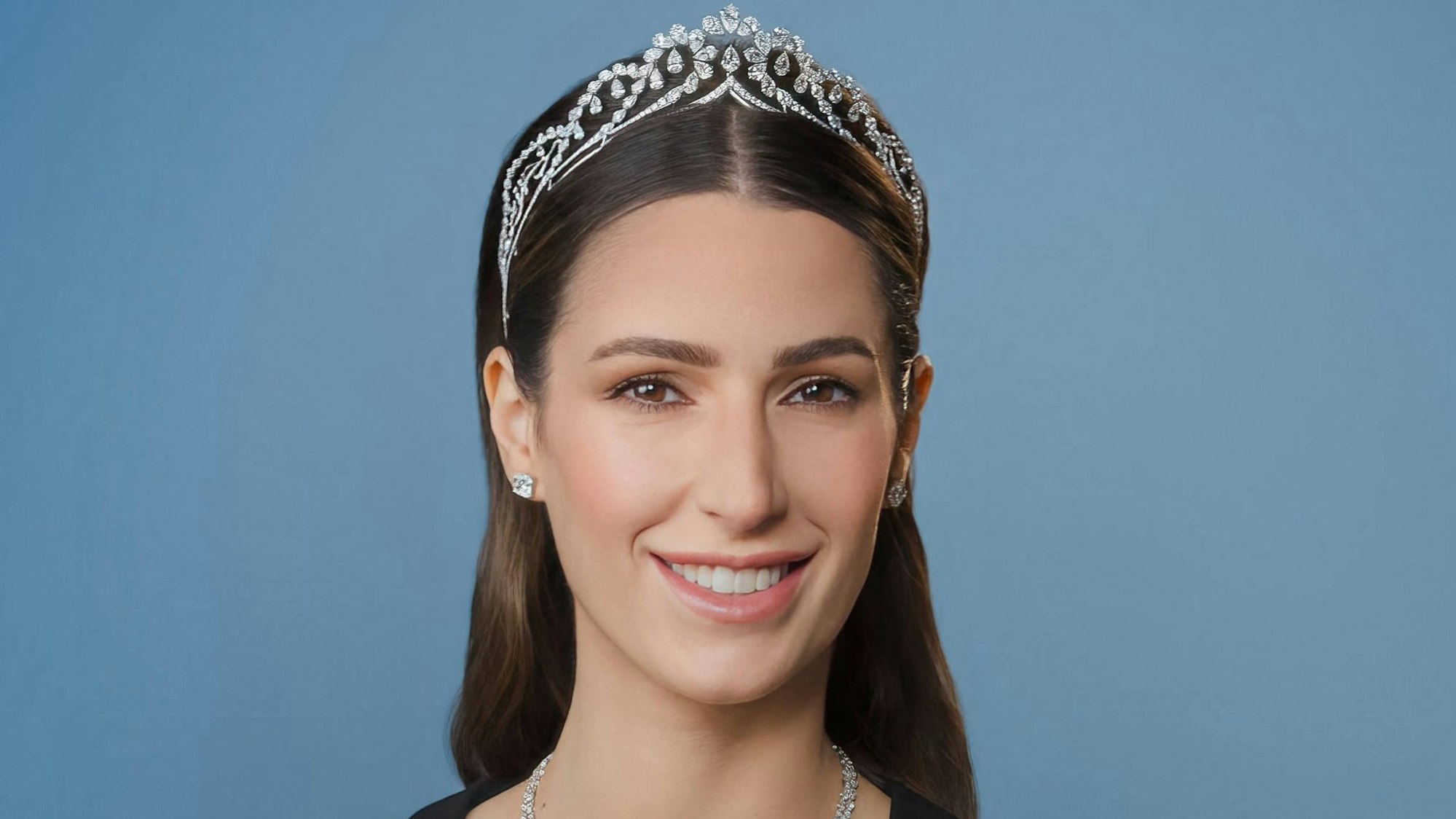 Prinzessin Rajwa al Hussein auf ihrem offiziellen Porträtbild.