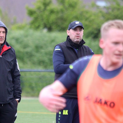 Das Interims-Trainerduo der SpVg Ländchen-Sieberath.