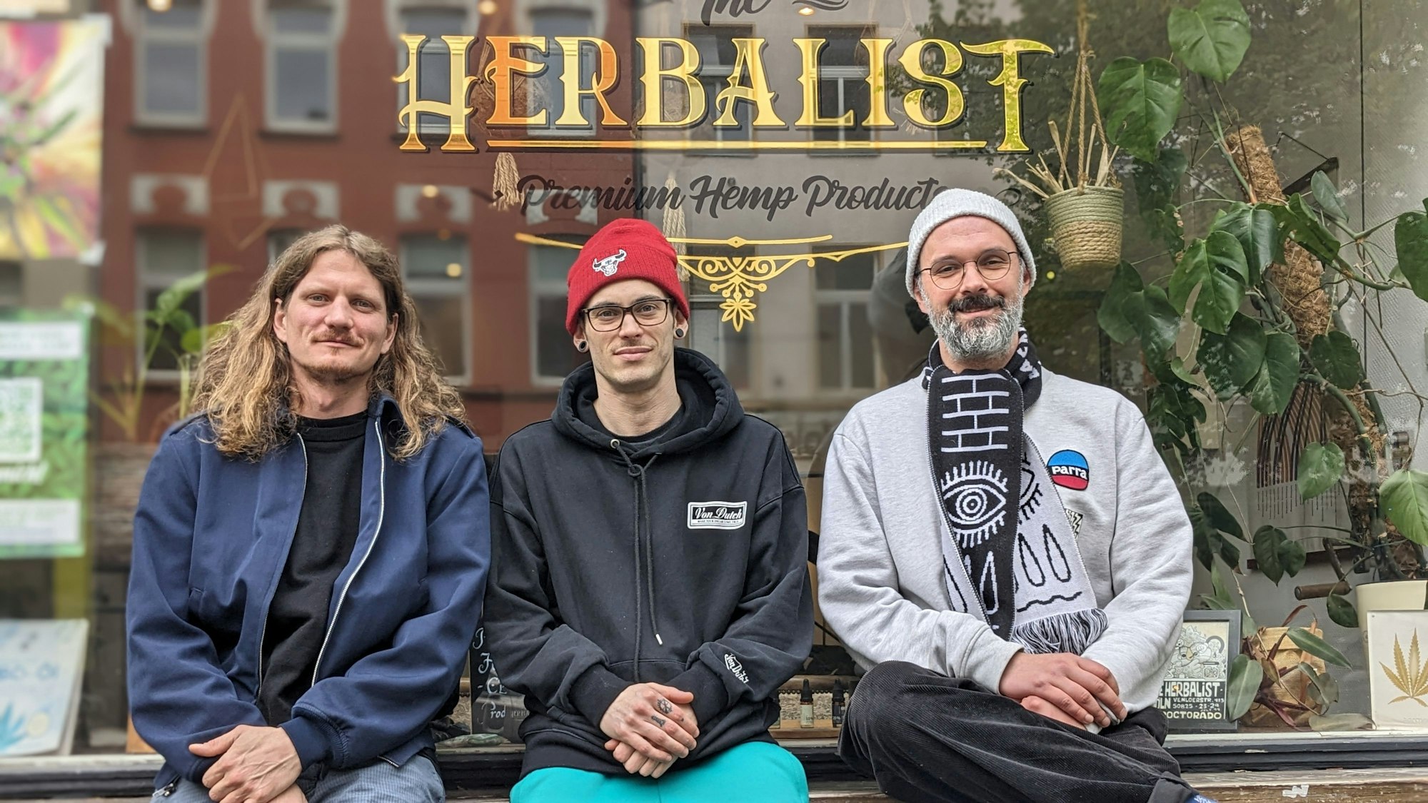 Valentin Schnieder, Niklas Hoffmann und Arek Losiewicz (v.l.) von The Herbalist
