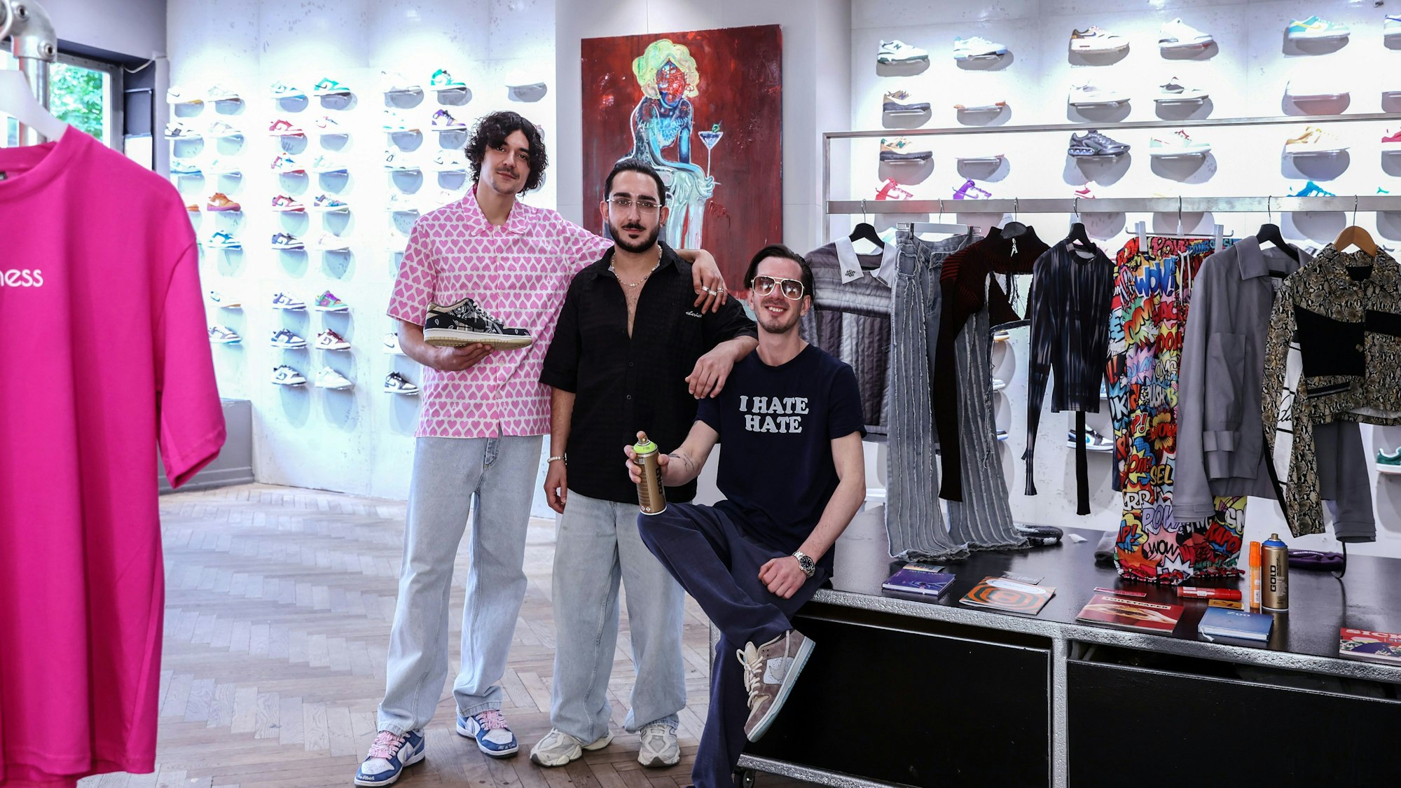 Sie taten sich für „Coziness“ zusammen: (v.l.) Philipp Khodaverdi, Sinan Senyurt und Bryan Kessler.