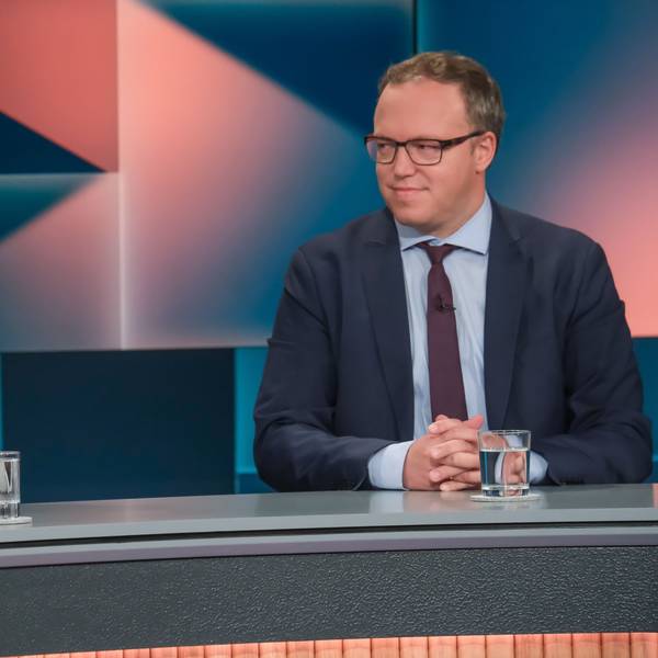 Sahra Wagenknecht (l.) und Mario Voigt diskutierten am Montagabend (29. April) bei „Hart aber fair“ über deutsche Leitkultur.