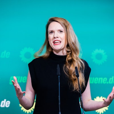 Terry Reintke, deutsche und europäische Spitzenkandidatin der Grünen für die Europawahl