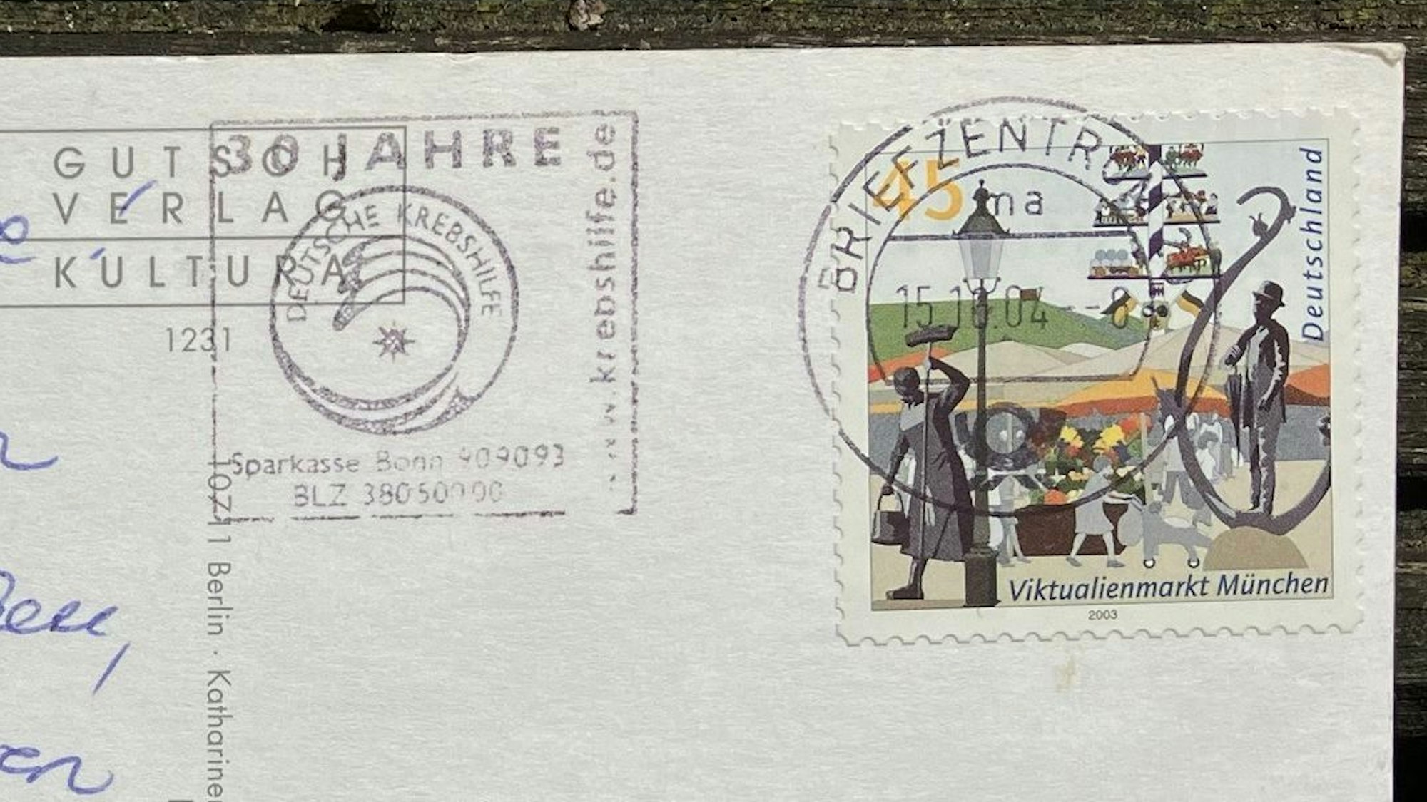 Vor 20 Jahren schickte Mutter Marion ihrer Tochter Meike Vojta die Postkarte. 2024 kam sie an.