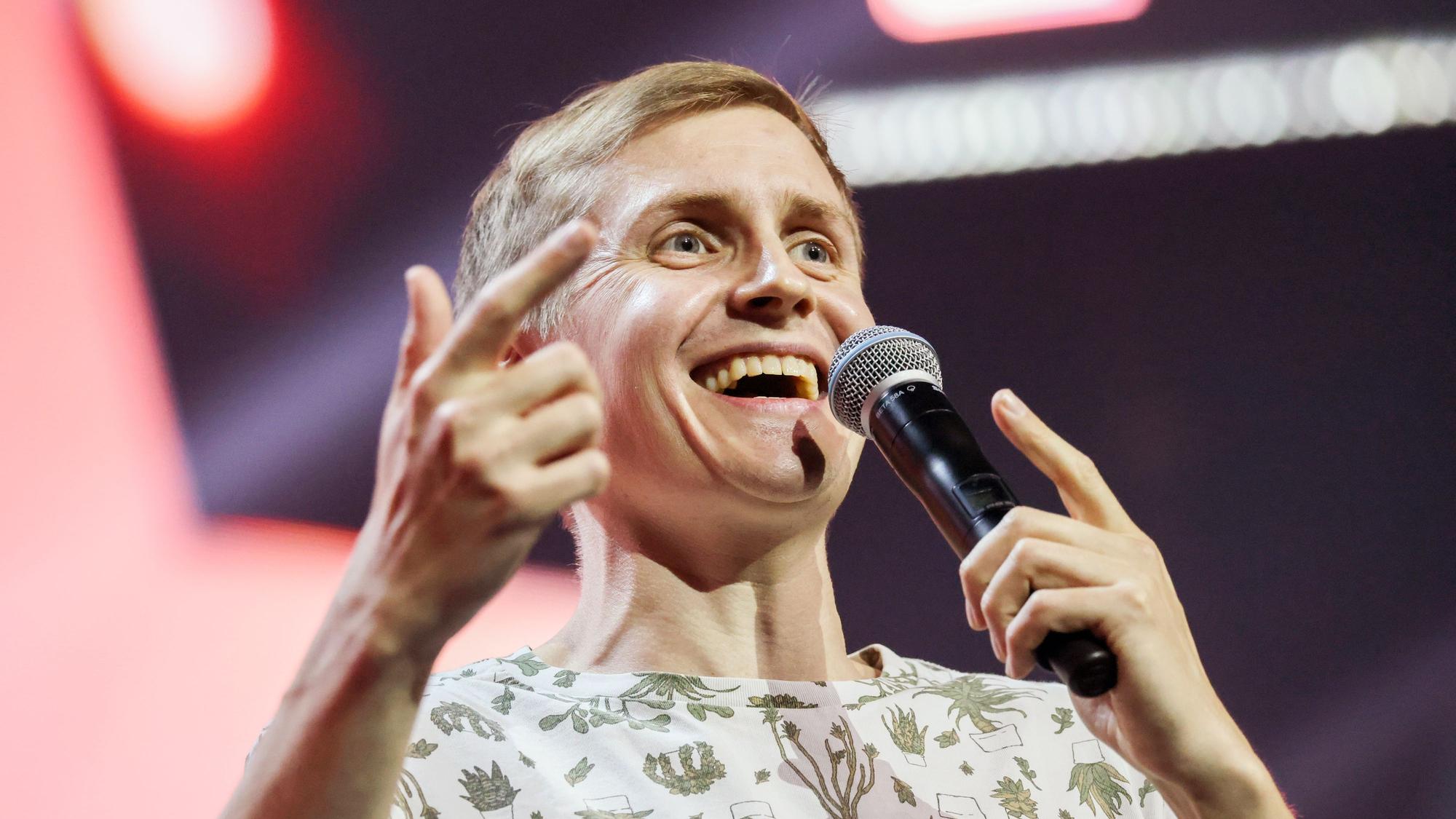 1LIVE KÖLN COMEDY-NACHT XXL in der LanxessArena in Köln - Comedian Till Reiners.