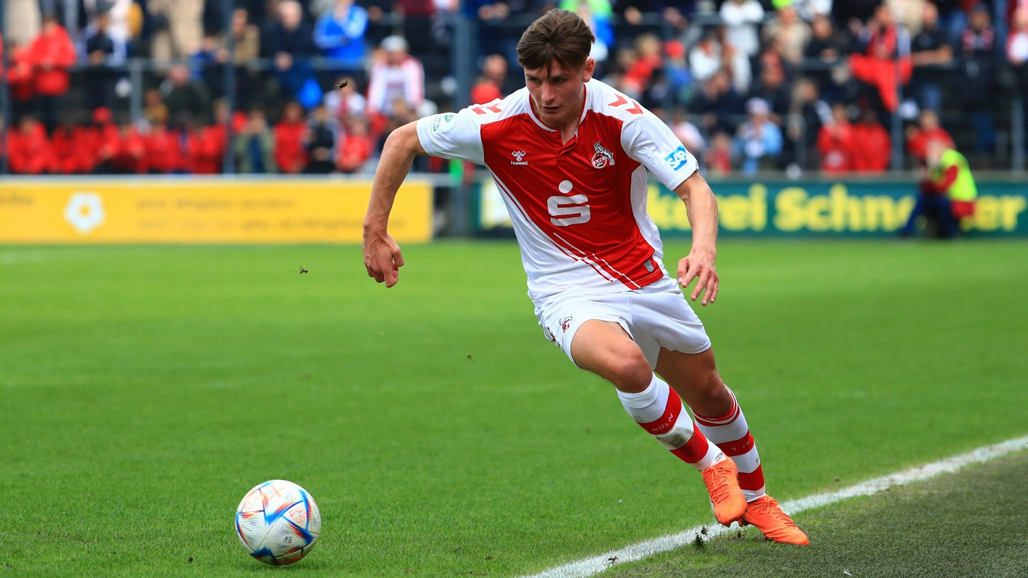 FC-Youngster Matti Wagner am Ball: Der 18-Jährige wechselt zu Greuther Fürth