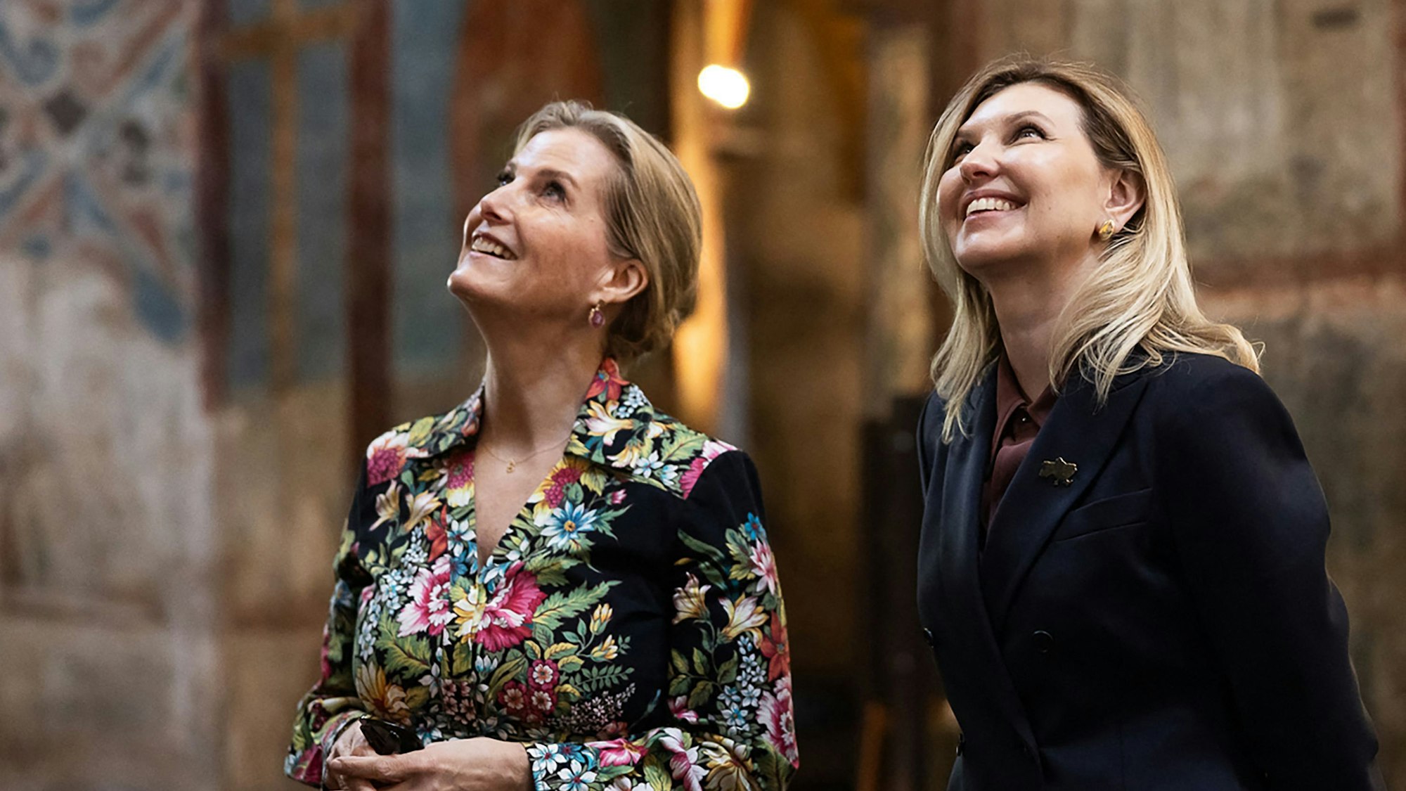 Herzogin Sophie trifft First Lady Olena Selenska in Kiew.