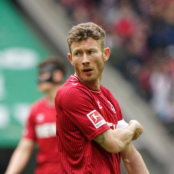 Florian Kainz, Kapitän des 1. FC Köln, schaut skeptisch.