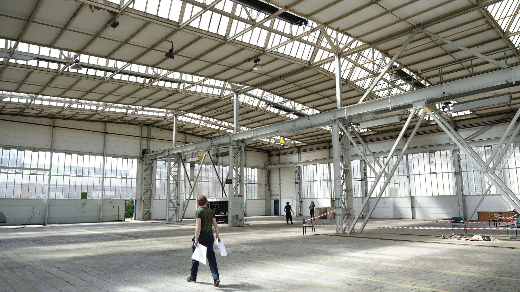 Die Halle 63 auf dem Osthof der Hallen Kalk.