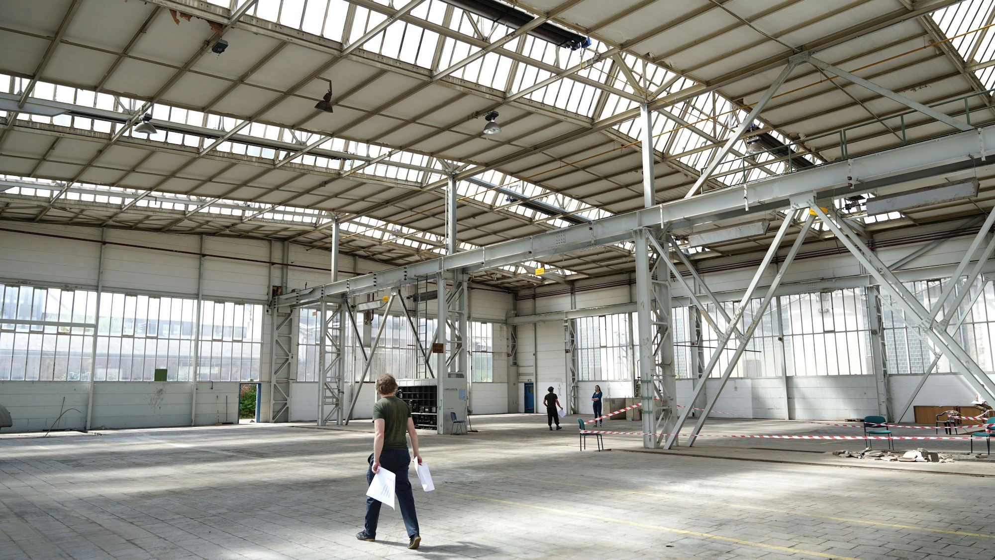 Die Halle 63 auf dem Osthof der Hallen Kalk.