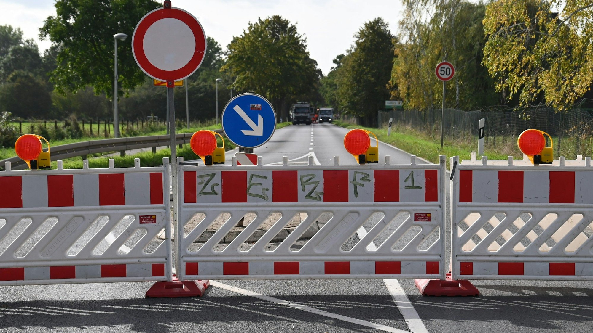 Die L162 - hier der Abschnitt zwischen Dirmerzheim und Konradsheim - wird in mehreren Abschnitten saniert.