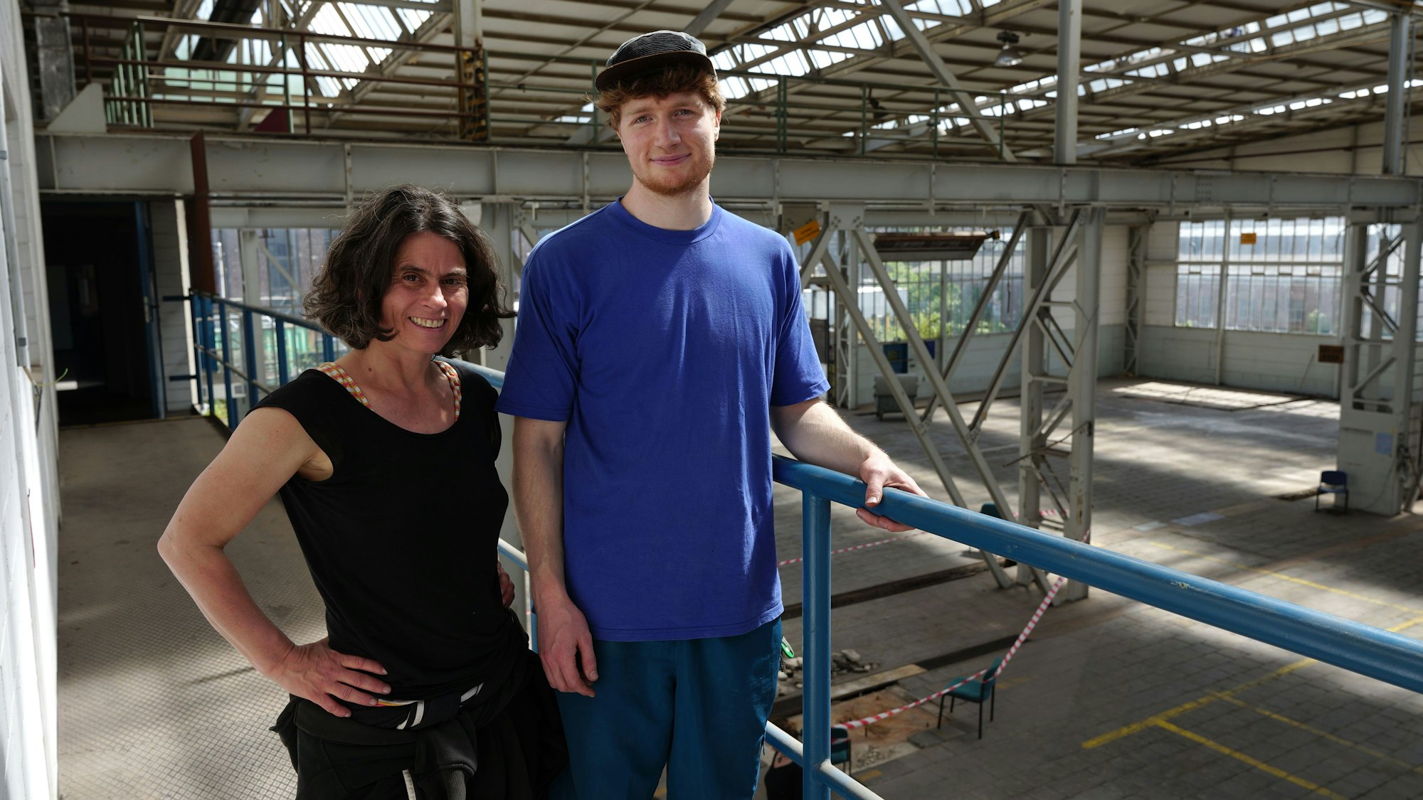 Susanne Beschorner und Dominikus Moos vom Kreationszentrum für zeitgenössischen Zirkus.