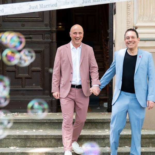 Sven Lehmann und Arndt Klocke haben in Berlin geheiratet.