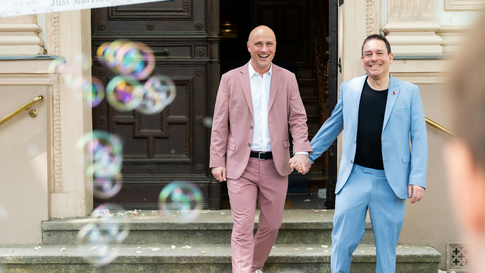 Sven Lehmann und Arndt Klocke haben in Berlin geheiratet.