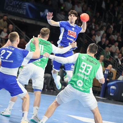 Spielszene aus dem Handball