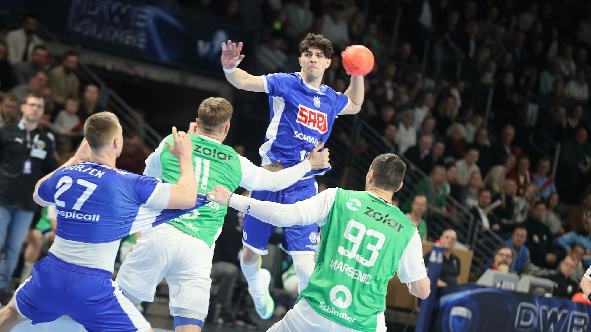 Spielszene aus dem Handball